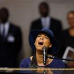 Singer Alicia Keys