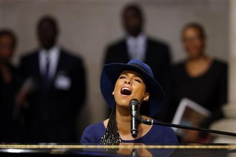 Singer Alicia Keys