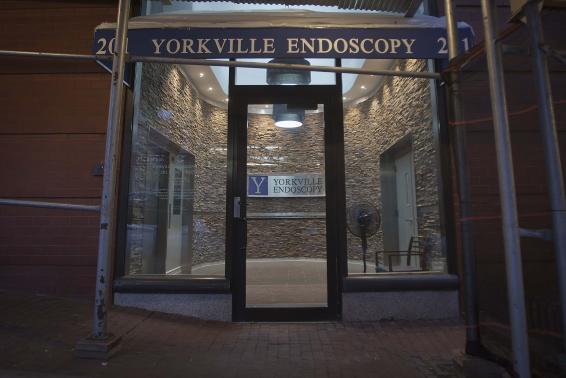 The Yorkville Endoscopy Clinic is pictured in the Manhattan borough of New York