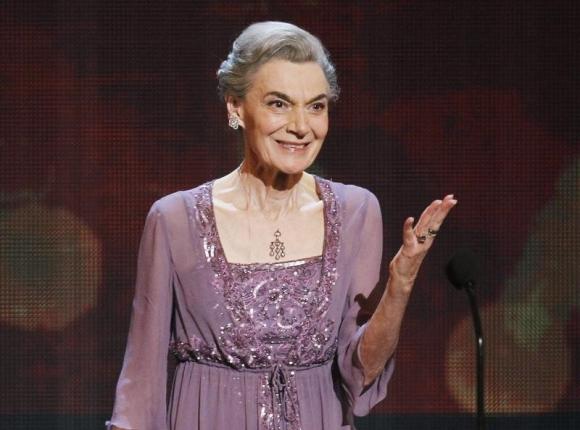 Actress Seldes accepts her lifetime achievement award at the American Theatre Wing's 64th annual Tony Awards ceremony in New York