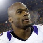 Minnesota Vikings Adrian Peterson leaves the field after a season-ending loss to the Green Bay Packers in Green Bay