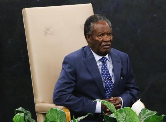 Zambia's President Sata waits to address the 68th session of the United Nations General Assembly in New York