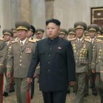 North Korean leader Kim visits the Kumsusan Palace of the Sun to mark the 61st anniversary of the victory of the Korean people in the Fatherland Liberation War
