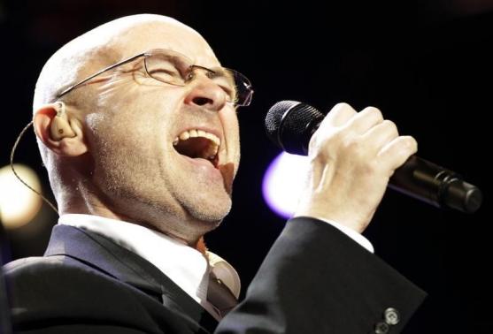British singer Collins performs during the 44th Montreux Jazz Festival in Montreux