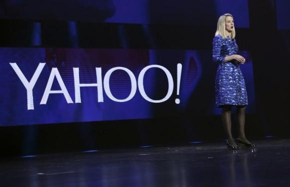 Yahoo CEO Marissa Mayer delivers her keynote address at the annual Consumer Electronics Show (CES) in Las Vegas
