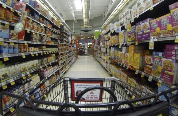 Breakfast cereal is shown for sale at a Ralphs grocery store in Del Mar, California