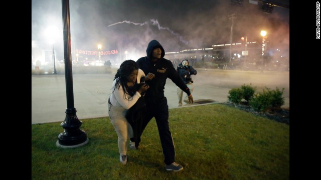 Ferguson protesters
