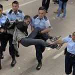 Hong Kong police arrest protesters
