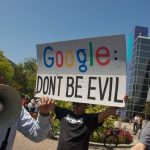 Net Neutrality protester