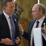 Tony Abbott and Vladimir Putin