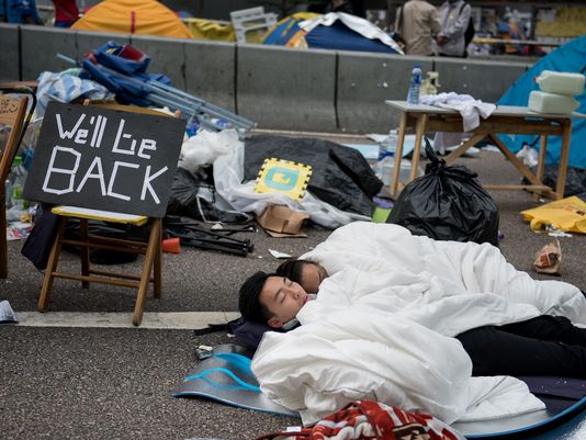 hong kong Pro-democracy protesters