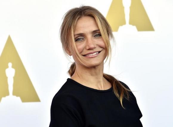 Cameron Diaz attends a private luncheon in celebration of Hollywood Costume at the future home of the Academy Museum of Motion Pictures in Los Angeles