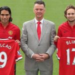Daley Blind and Radamel Falcao