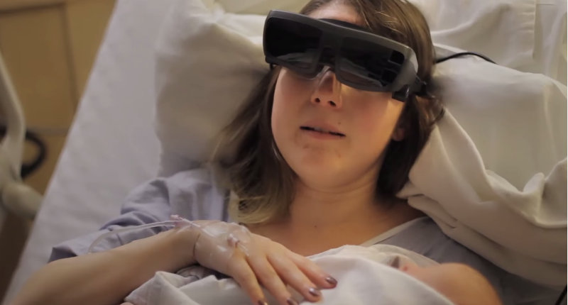 Device Lets Blind Mother See New Baby - Source: Youtube