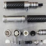 Luna, an electronic cigarette vaporizer, and its components are seen at Thermo-Essence Technologies in San Carlos