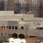 A general view of the U.S. embassy compound in Sanaa