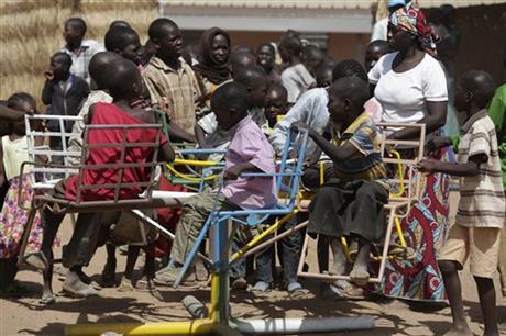 children displaced after attacks by Boko Haram