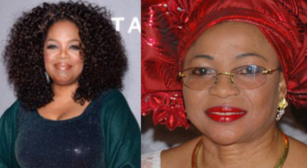 oprah and Folorunsho Alakija