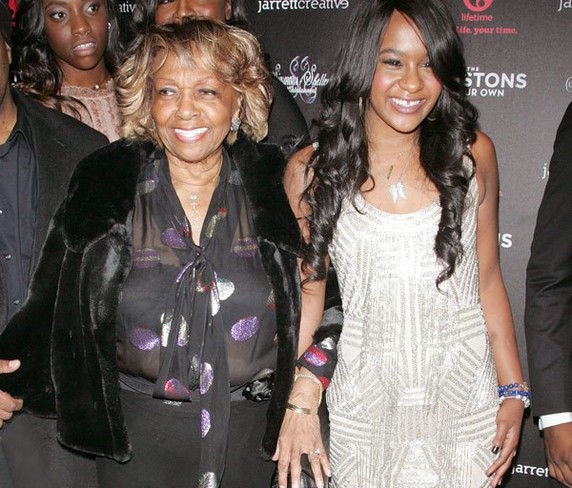 Bobbi Kristina and Cissy Houston - hollywoodlife.com