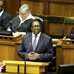 South African Finance Minister Nhlanhla Nene delivers his 2015 Budget Speech