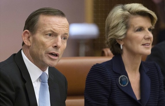 Tony Abbott and Julie Bishop