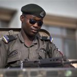 A Nigerian police officer