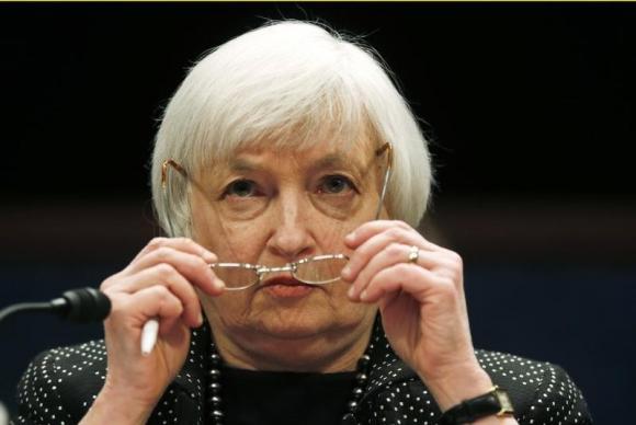 U.S. Federal Reserve Chair Yellen testifies before a House Financial Services Committee hearing on Capitol Hill in Washington