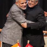 Narendra Modi with Mufti Mohammad