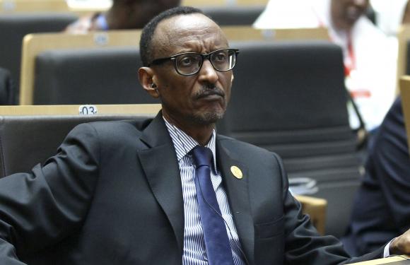 Rwanda's President Kagame attends the opening ceremony of the Ordinary session of the Assembly of Heads of State and Government of the AU at the African Union headquarters in Addis Ababa
