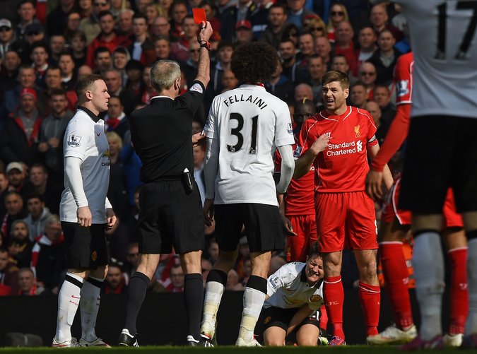 Steven Gerrard of Liverpool, right
