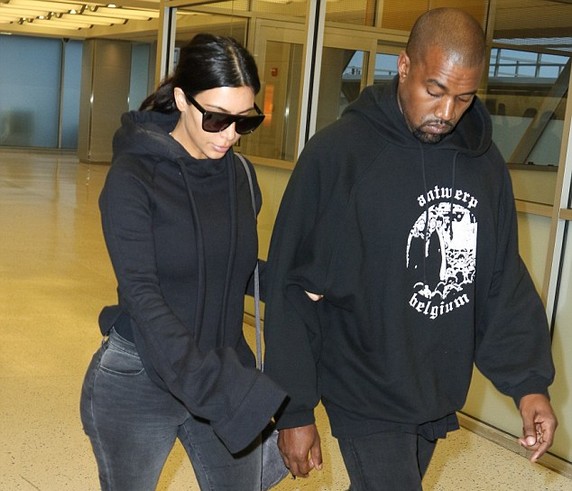 Kim Kardashian and Kanye West
