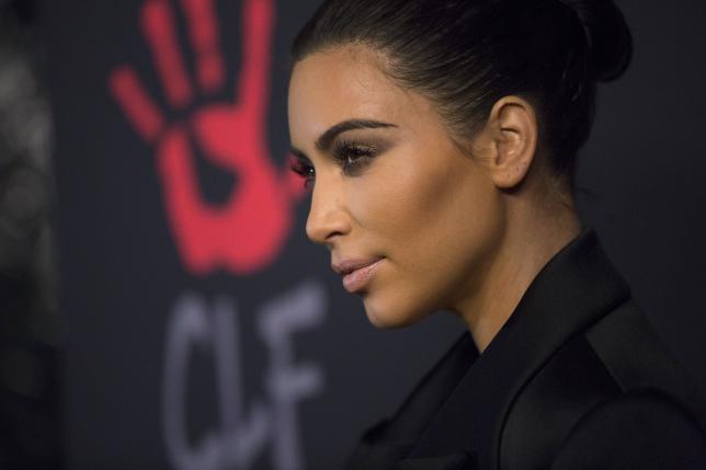 Television personality Kardashian poses at the First Annual Diamond Ball fundraising event at The Vineyard in Beverly Hills
