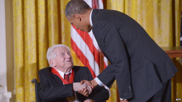 M.H. Abrams and Barack Obama