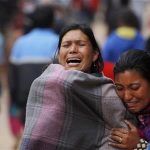 earthquake victim in Bhaktapur near Kathmandu, Nepal