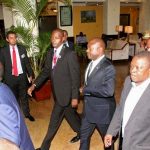 Nkurunziza is escorted on his way to the Julius Nyerere International Airport in Tanzania