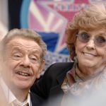 Jerry Stiller and Anne Meara attend a ceremony where the couple is honored with a star on the Hollywood Walk of Fame in Los Angeles, California