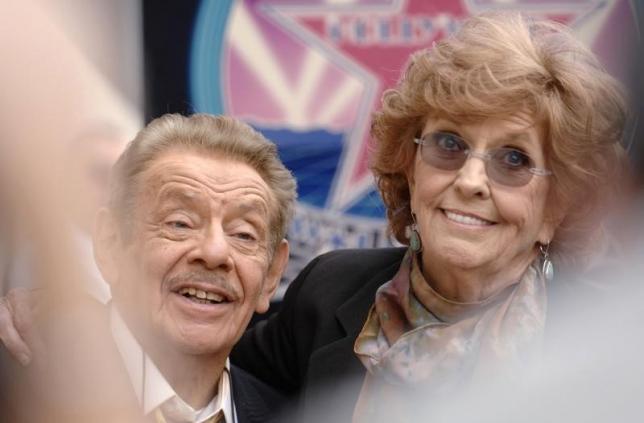 Jerry Stiller and Anne Meara attend a ceremony where the couple is honored with a star on the Hollywood Walk of Fame in Los Angeles, California
