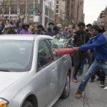 Demonstrator identified as Allen Bullock