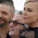 Director George Miller, cast members Tom Hardy and Charlize Theron pose during a photocall for the film "Mad Max: Fury Road" out of competition at the 68th Cannes Film Festival in Cannes