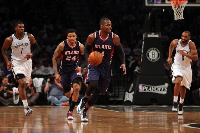 NBA: Playoffs-Atlanta Hawks at Brooklyn Nets