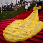 Singer Rihanna arrives at the Metropolitan Museum of Art Costume Institute Gala 2015 celebrating the opening of "China: Through the Looking Glass" in Manhattan, New York
