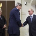 Vladimir V. Putin and John Kerry