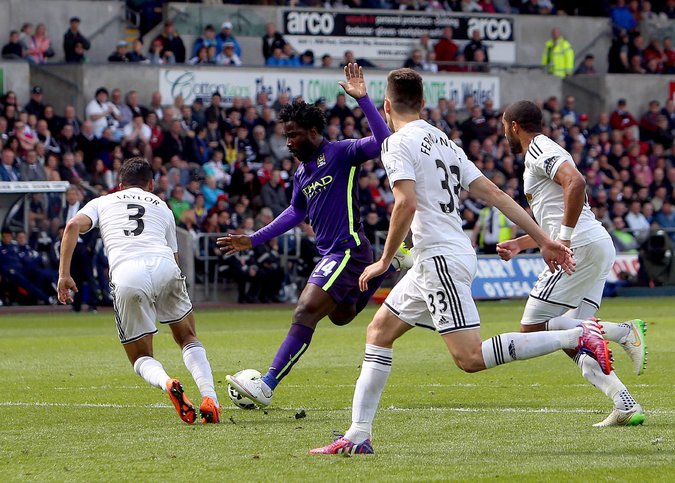 Wilfried Bony scored for Manchester City on Sunday