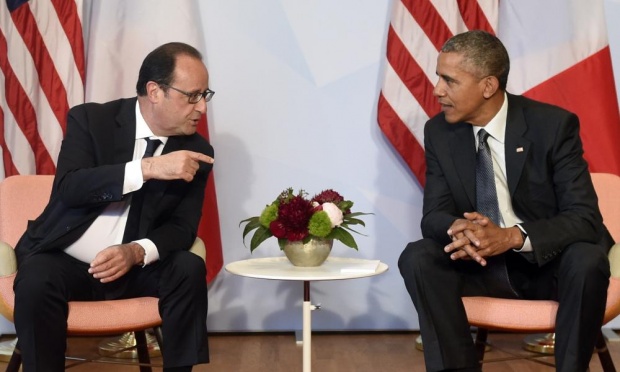 François Hollande and Barack Obama