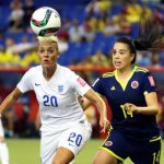 Soccer: Women's World Cup-England at Colombia