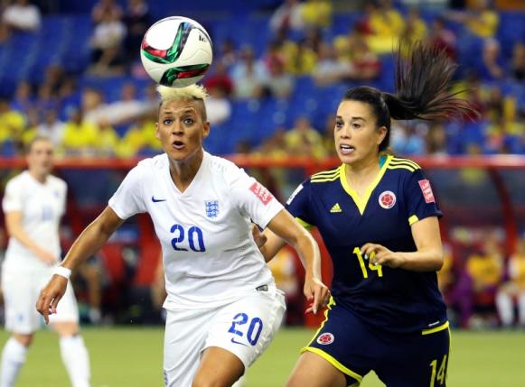 Soccer: Women's World Cup-England at Colombia