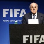 FIFA President Blatter addresses news conference at the FIFA headquarters in Zurich