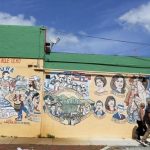 Cuban-themed murals adorn SW 8th Street in Little Havana, Miami
