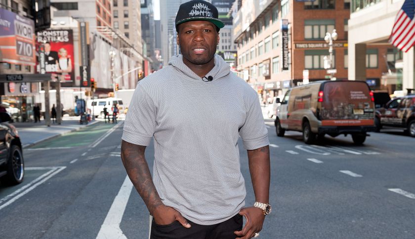 50 Cent & Josh Lucas Visit "Extra"