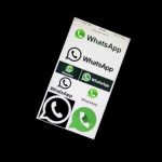 Illustration photo shows Whatsapp App logos on a mobile phone in Sao Paulo